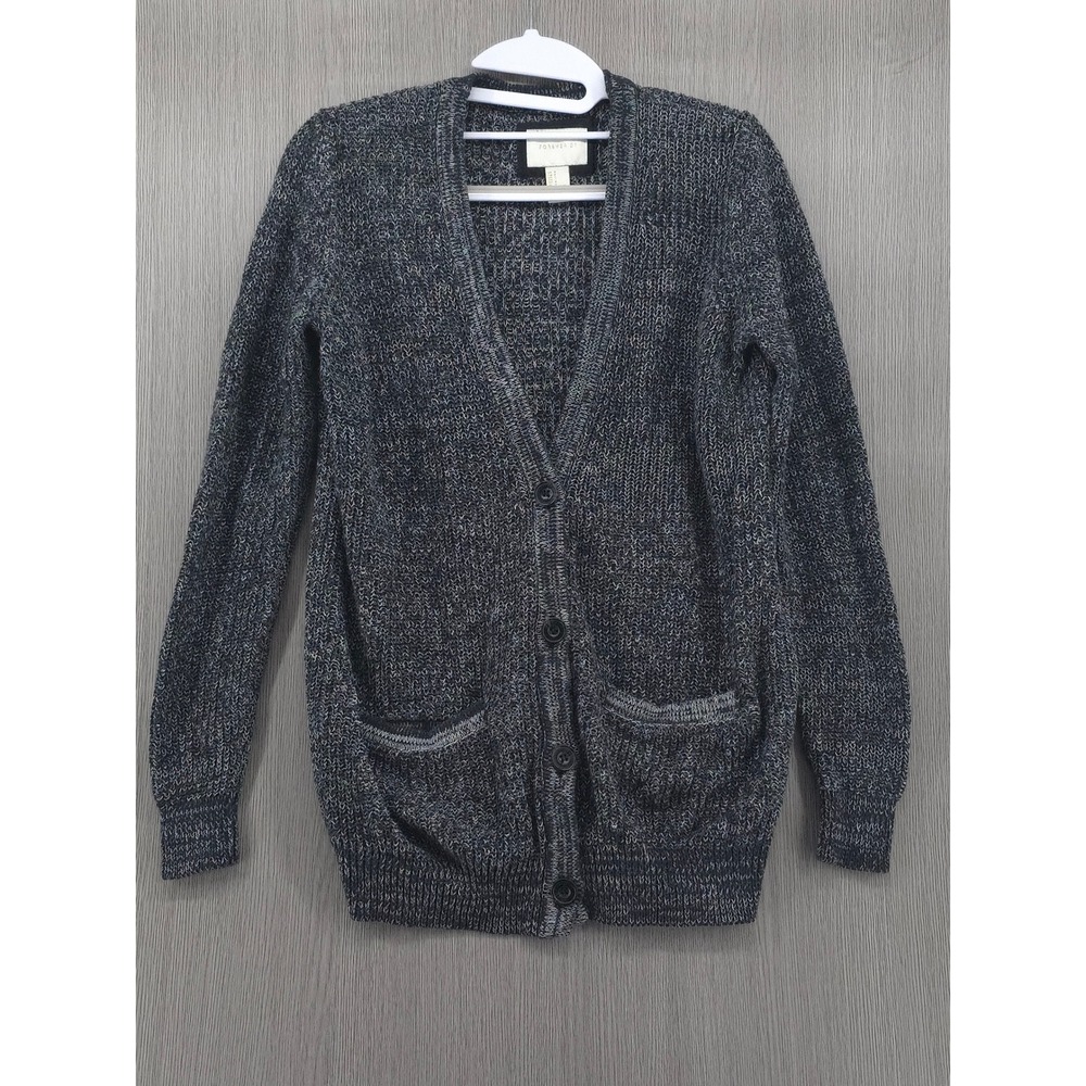 Forever 21 Cardigan Button V-Neck Preppy Grandpa Academia Sweater Mens Small